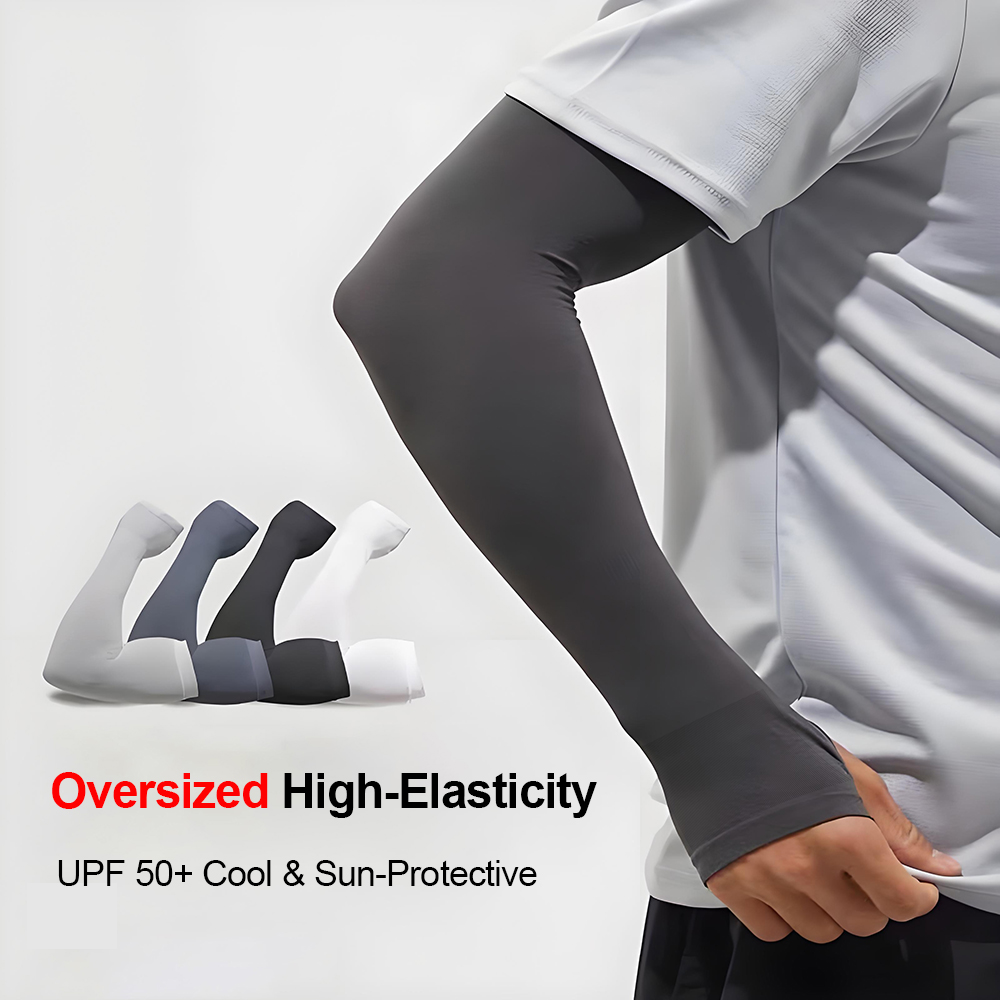 Cycling Arm Warmers - Plus Size Men's Arm Sleeves Cycling
