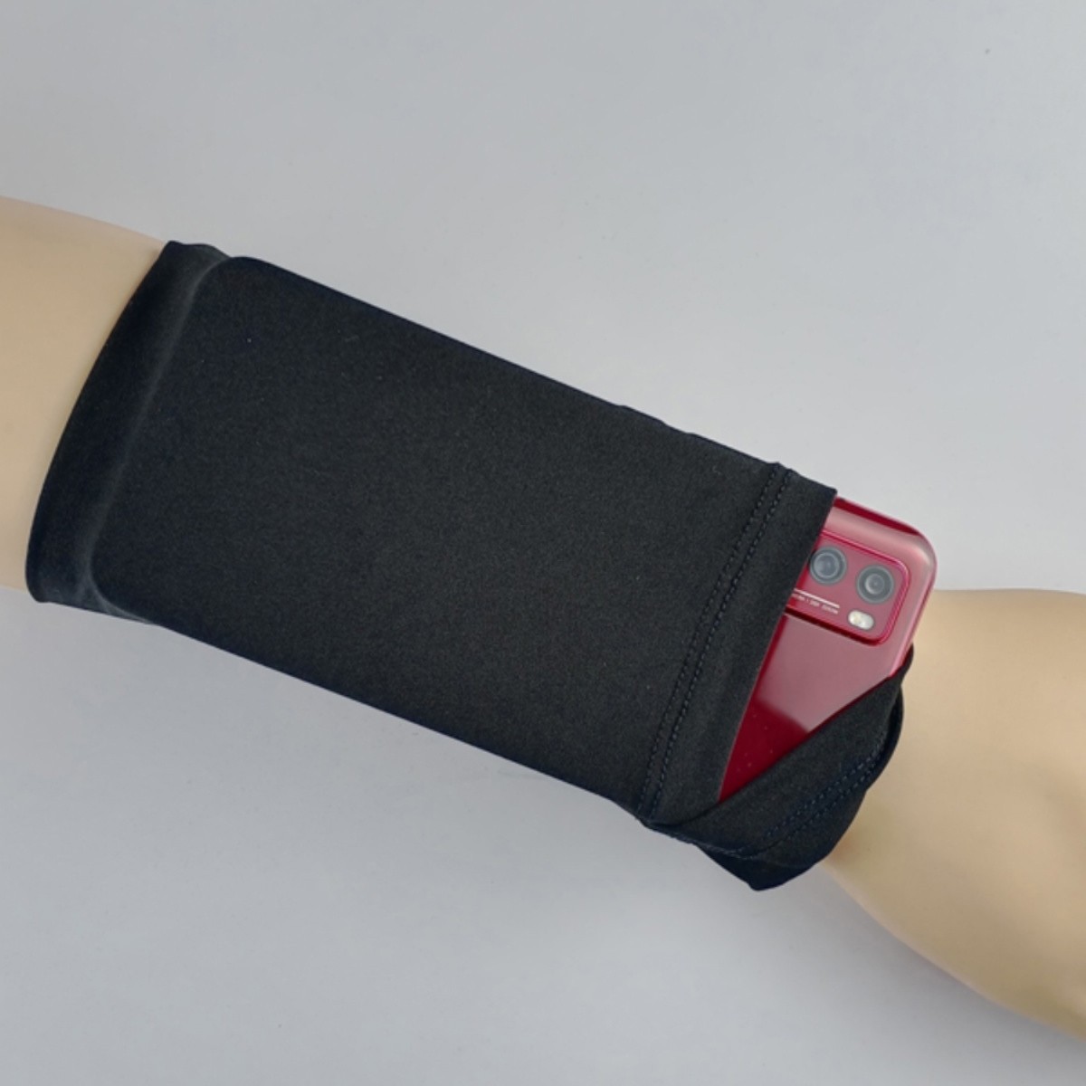 Cycling Arm Warmers - 1pc Mobile Phone Arm Bag, Portable