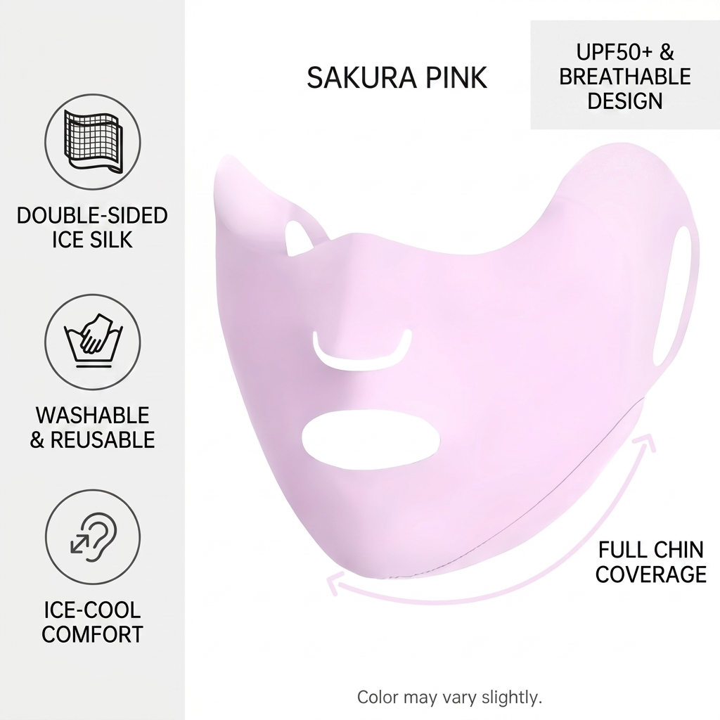 UV Protection Face Mask Breath - Cycling Gear Ladies ulasan dan harga