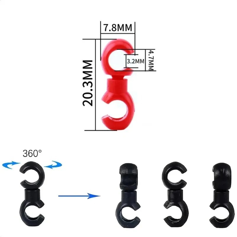 10PCS Rotatable S‑Style Bike C - Cycling Gear Guide ulasan dan harga