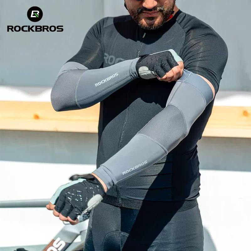ROCKBROS Summer Arm Sleeves Ic - Cycling Arm Warmers ulasan dan harga
