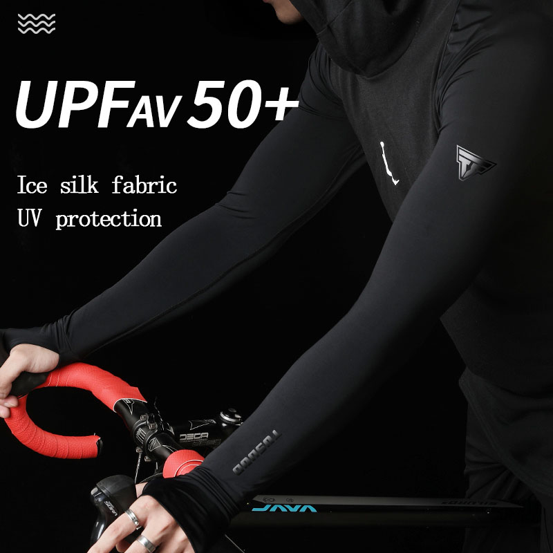TOSUOD Men’s Ice Silk Sun Prot - Cycling Arm Warmers ulasan dan harga
