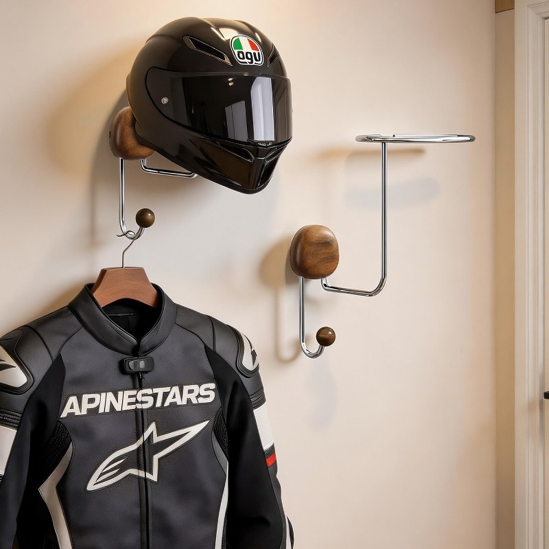 Wall Mount Helmet Storage Rack - Cycling Gear Holder ulasan dan harga
