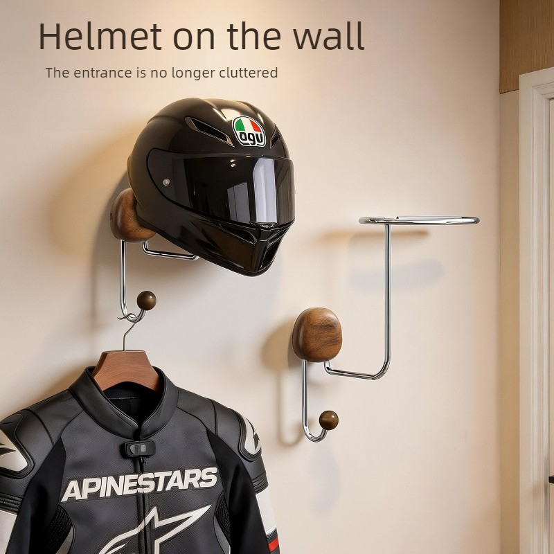 Wall Mount Helmet Storage Rack - Cycling Gear Holder ulasan dan harga