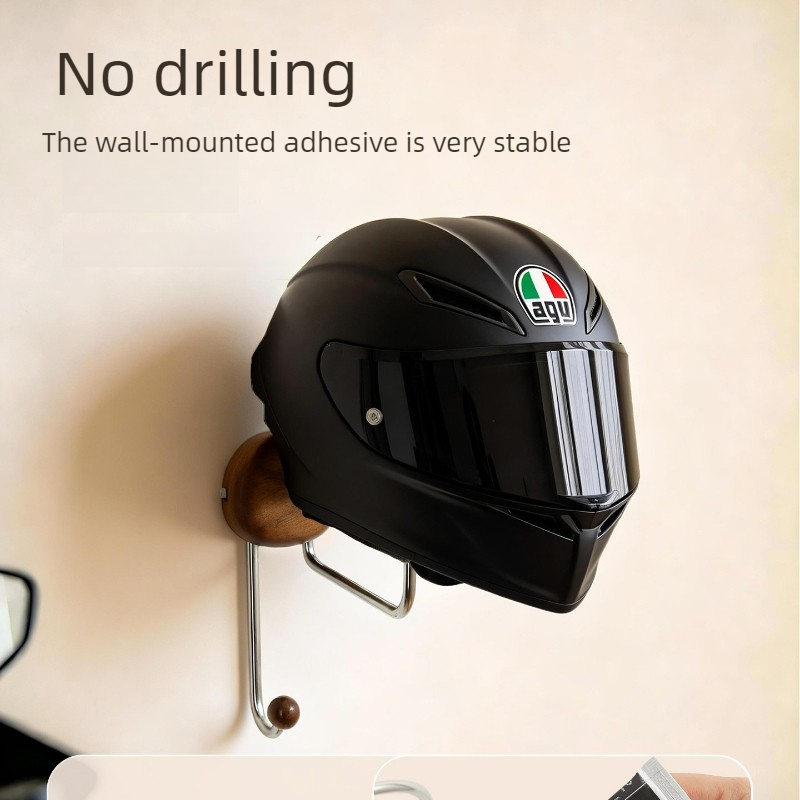 Wall Mount Helmet Storage Rack - Cycling Gear Holder ulasan dan harga