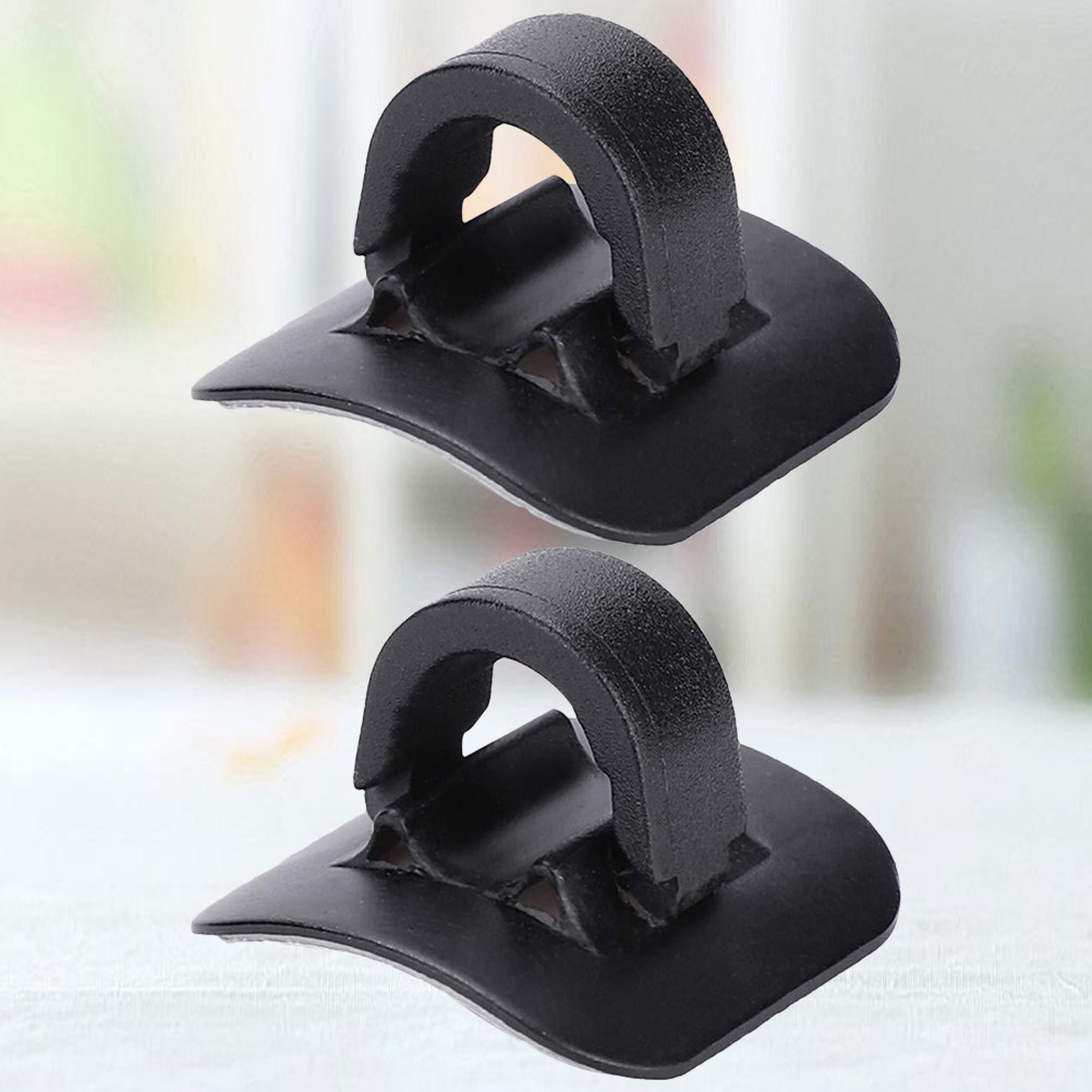 2Pcs Bike Cable Clip Black Alu - Cycling Gear Holder ulasan dan harga